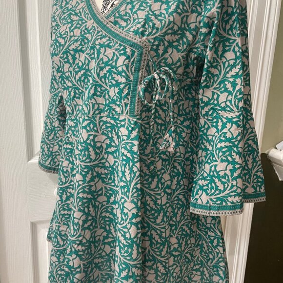 Bohemian mini dress Indian Summer21 by Gulap Chand Dress Size Medium - Picture 9 of 16